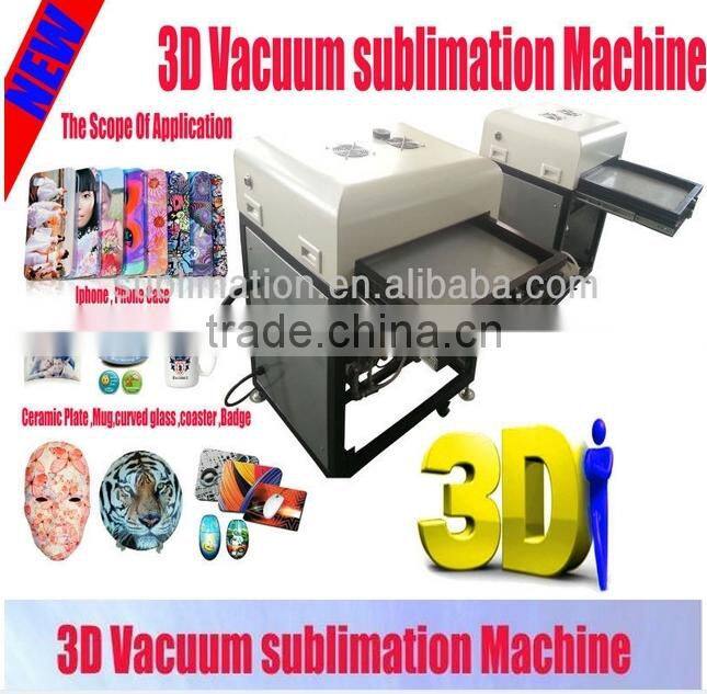 single working 3d dye sublimation vacuum heat press printing machine