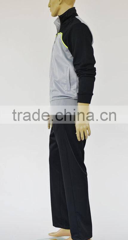 2016 Fashion Brand designer Factory OEM professional Mens' Sport wear sets jacket and pants suit