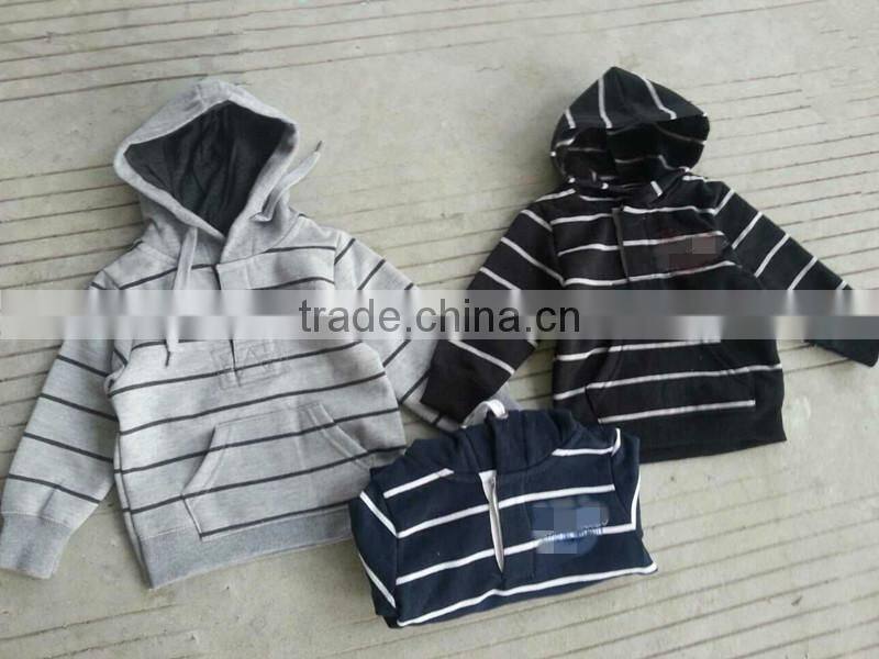 Yiwu high quality kids garments long sleeve casual pullover stocklot