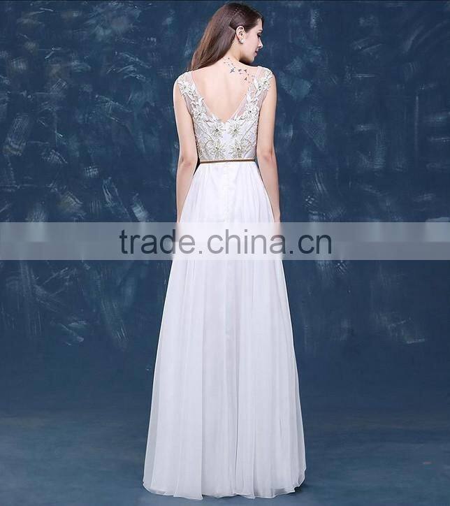 one piece style chiffon beautiful lady fashion dress