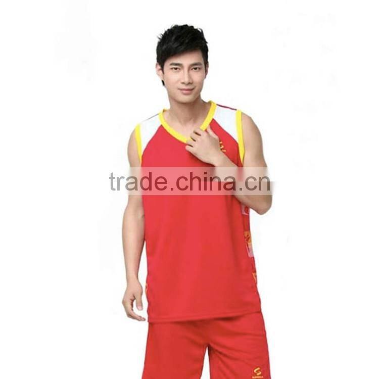 2016 Professional 100%polyester custom basketball jersey color purple