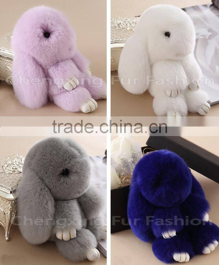 CX-R-10 High Quality Cute Rex Rabbit Fur Rabbit Soft Cartoon Toy Doll