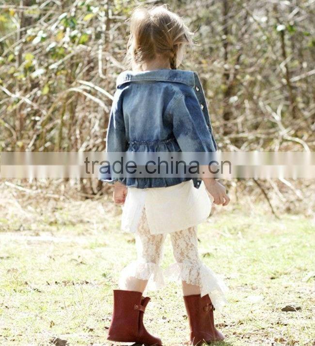 HOT SALE WINTER CHILDREN FASHION JEAN COATS KIDS HANDSOME JACKETS FOR GIRLS
