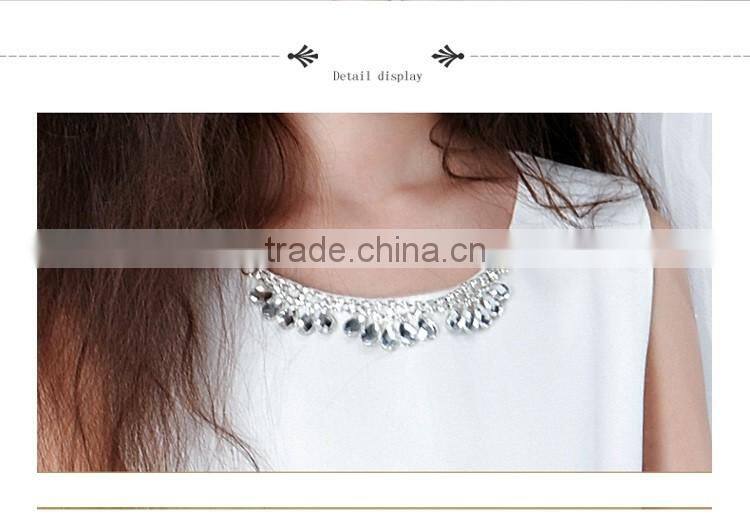 latest evening short dresses white shiny stone medium prom