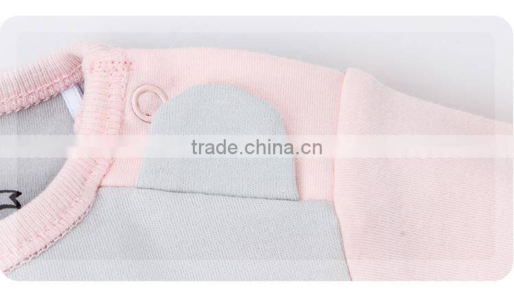 Pom Pom Cute pink knitted baby girls romper