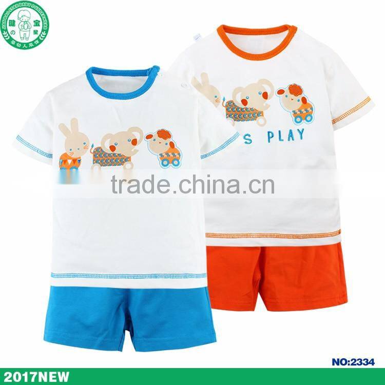 Infant and toddler summer cotton clothing sets baby boys gift sets