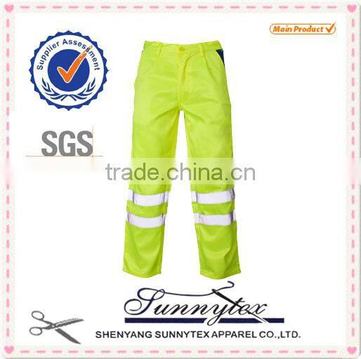 Sunnytex three band reflective combat multipockets safety pants