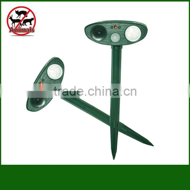 New Solar Power Ultrasonic Wave InfraRed Sensor Dog Pest Repeller Chaser Dual Animal Scarer solar panel Dog Repeller