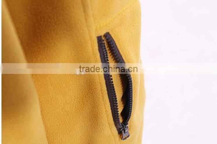 Women's Causal Plain Sports Fleece Jackets