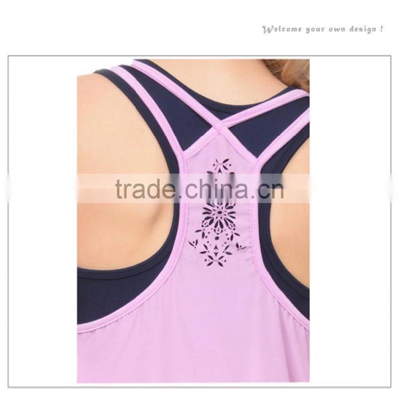 Custom High Quality Women Gym Stringer Workout Tank Top