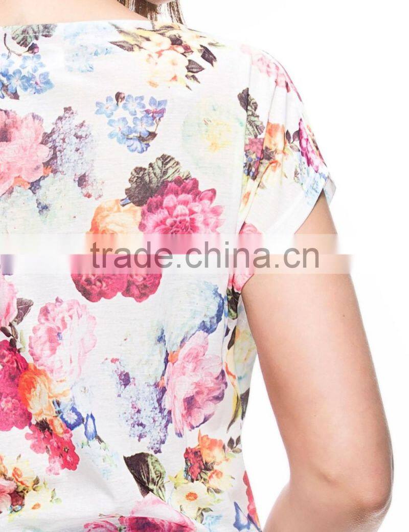 Women's printed cool cotton cowls T Shirt factory