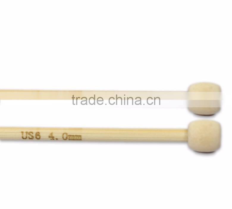 High Quality 5PCs Bamboo Afghan Tunisian Crochet Hooks Needles