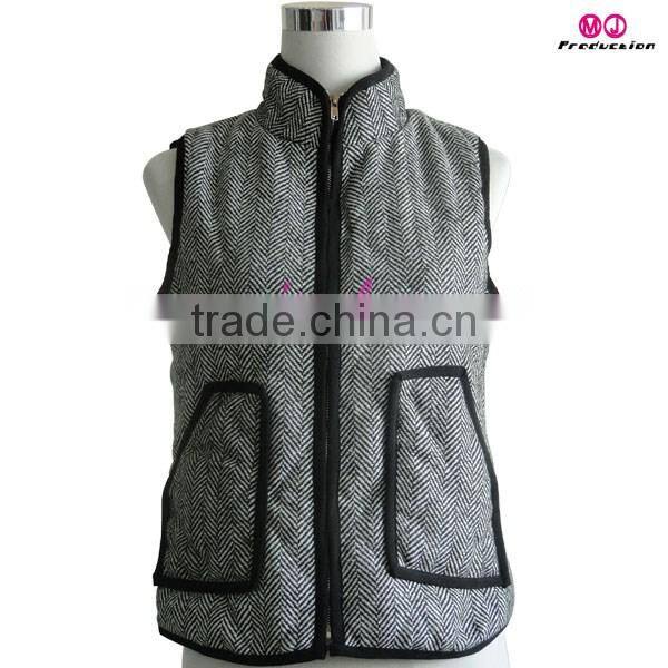FACTORY wholesale herringbone woman vest
