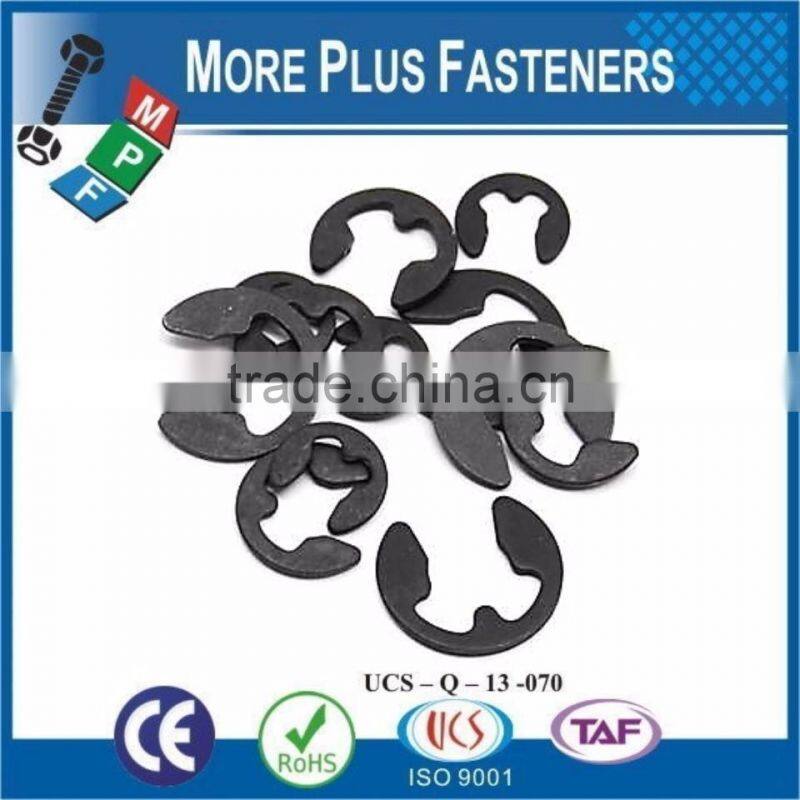 Made In Taiwan Retainer E Clips Black Phosphate Spring Steel Metric Stainless Steel