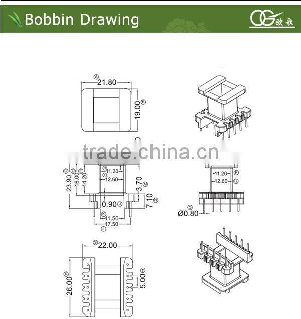 EF30 plastic bobbin for textile