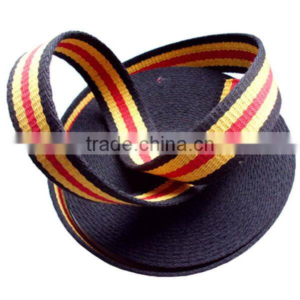 100% cotton woven bag straps