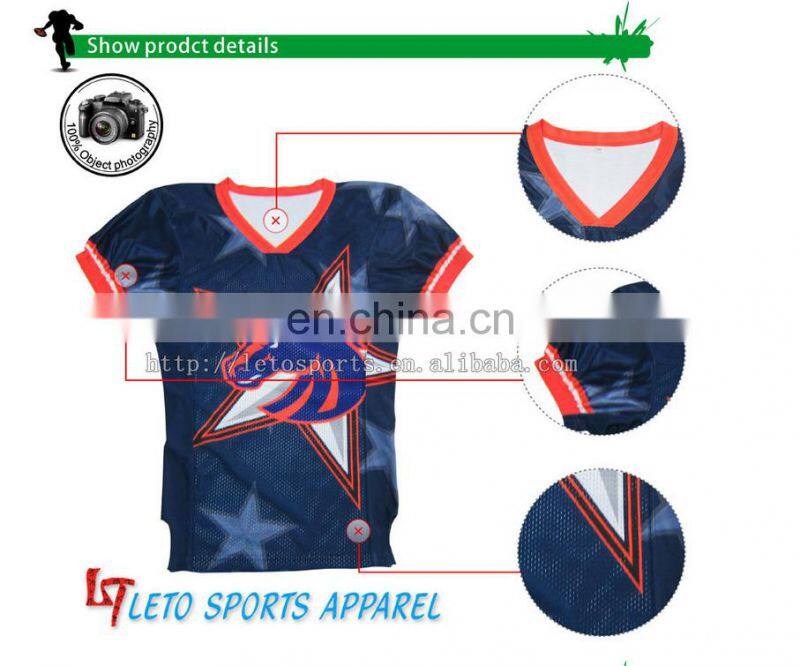Men's popular sports american football t shirt with your own design