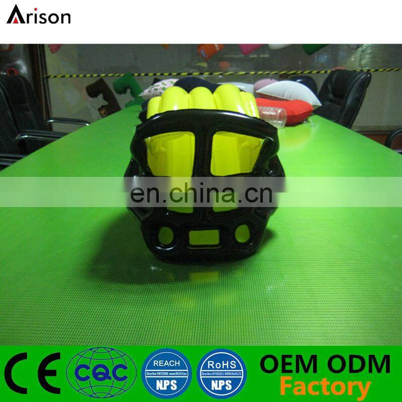 Customizable durable inflatable American football helmet inflatable football hat toy for advertising toys