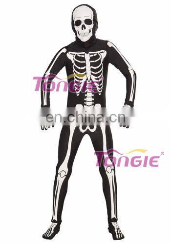 Horrible Ghost Costume Skeleton Zentai Suit