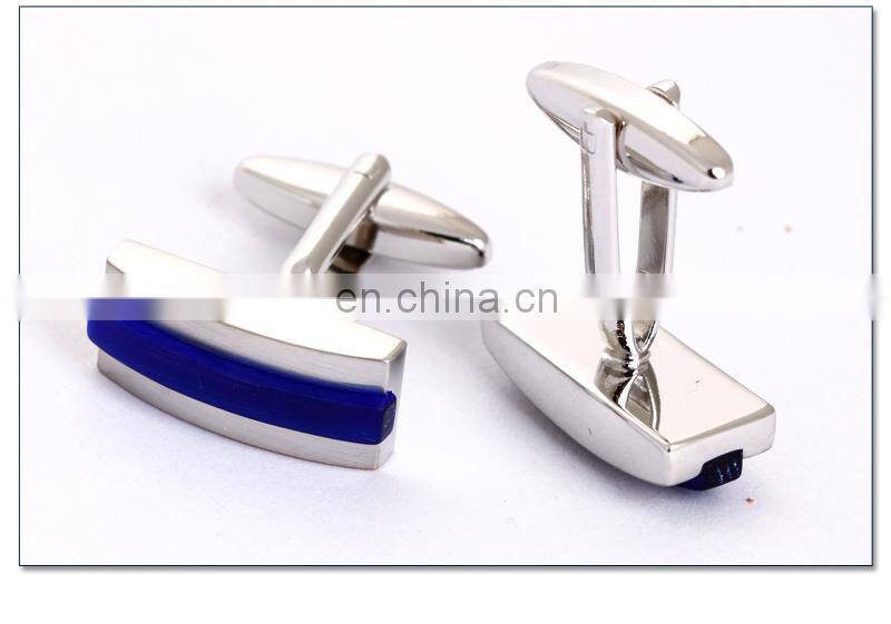 2015 Fashion Blue stone Cufflink Men's Gift
