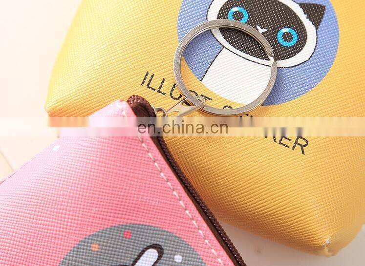 Kawaii CUTE Little Cats PU Coin Purse Wallet Pouch Case BAG Lady's Pocket Change Bags Pouch