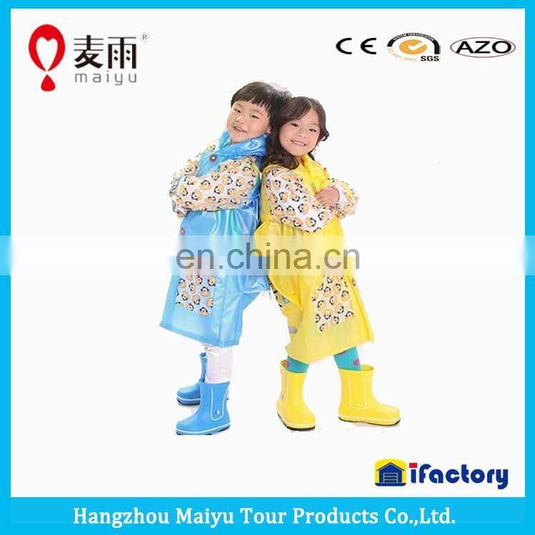 Maiyu promotional funny baby kids children long poncho