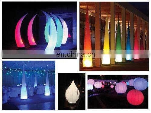 LED inflatable tusk inflatable led ivory balloon