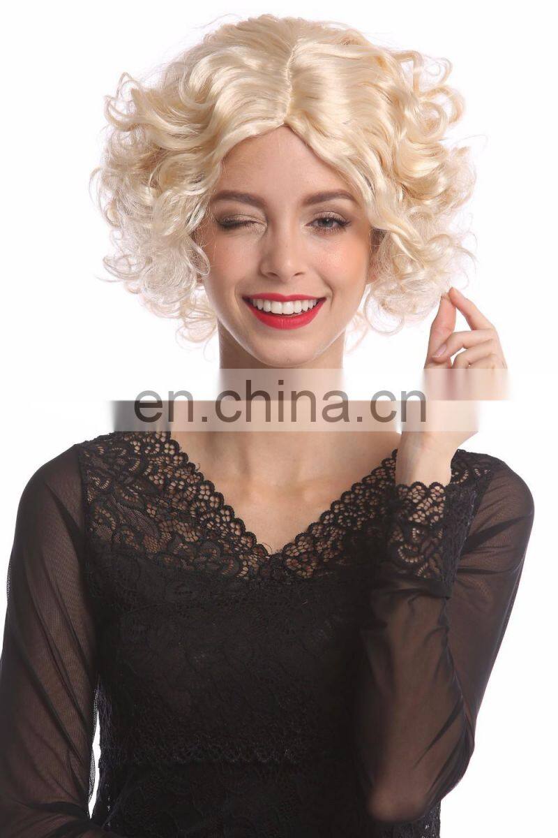 Carnival hollywood Diva blond short wigs P-W230