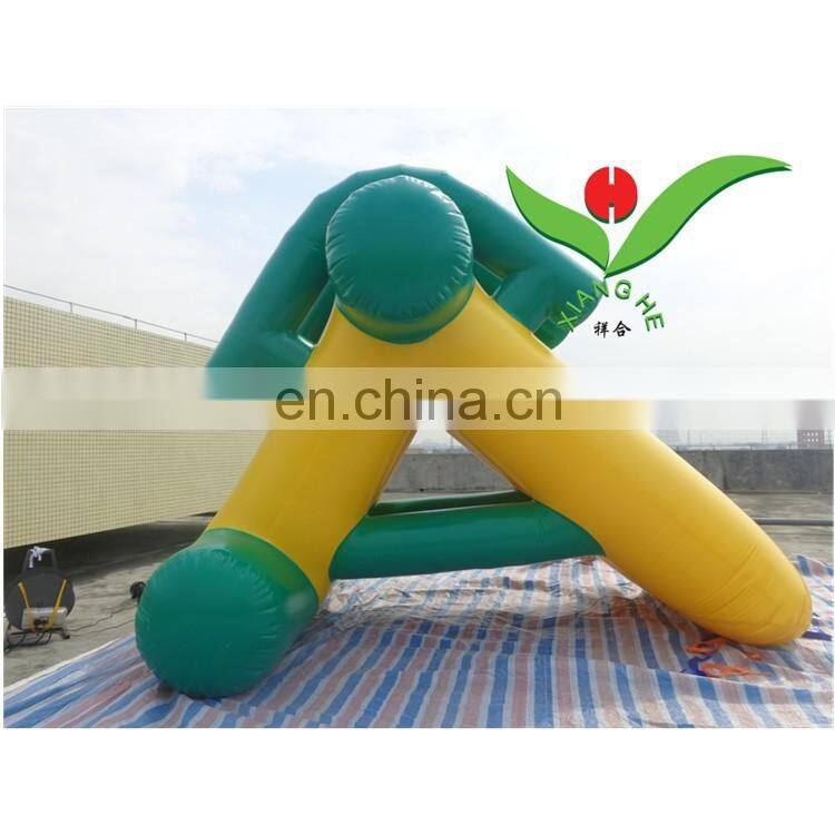 Inflatable Beach Water Park Floating Slides Games For Sale