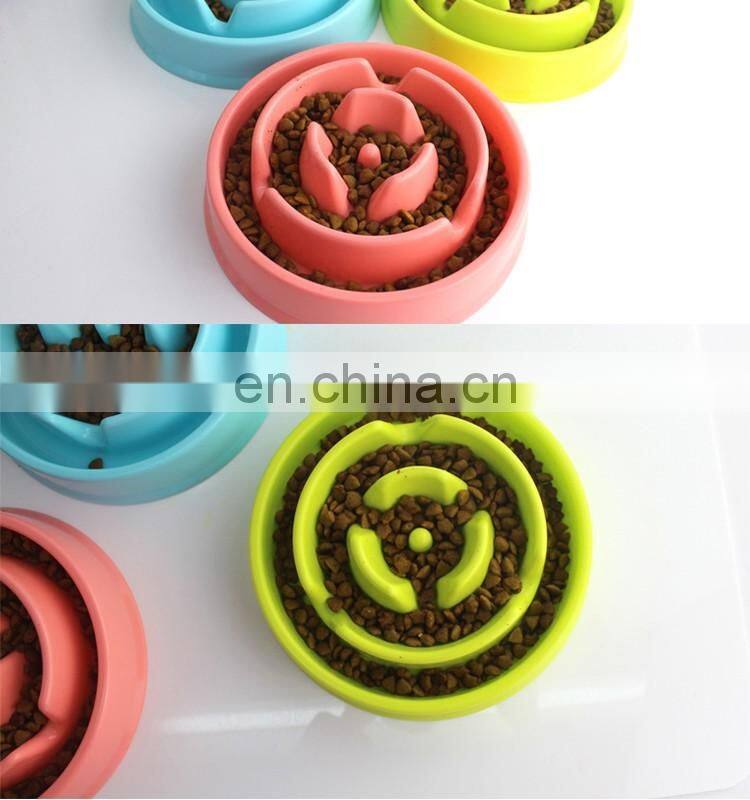 2016 Slow Food Pet Bowl,wholesale Strange new anti-choking dog bowl ,healthy food dog bowl for pet feeder