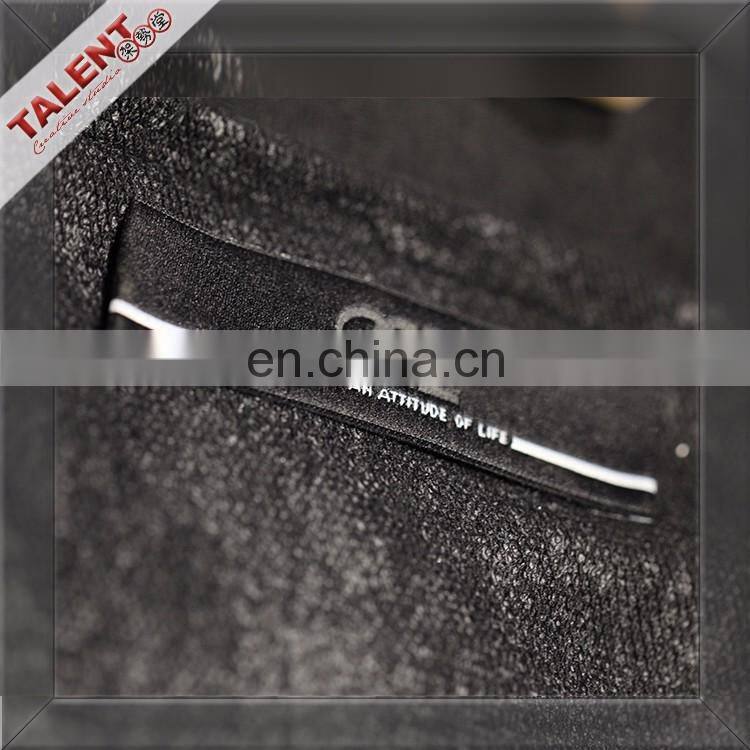 custom brand name logo garment main woven private label