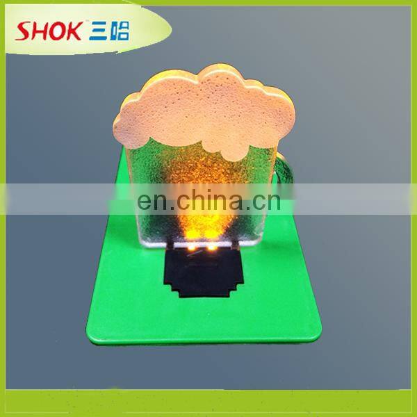 2015 Promotional plastic fashionable mini credit card light