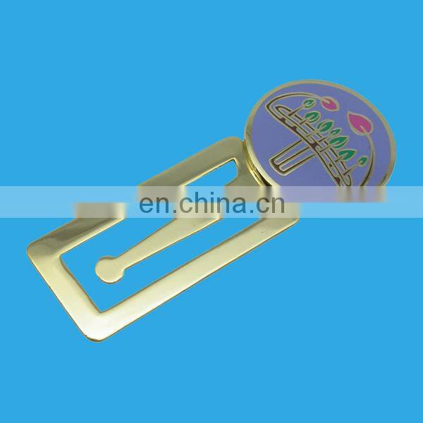 custom made apple shape etched debossed metal bookmark