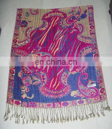 cashew jacquard pashmina shawl & scarf 70*180cm add 2*10cm fringe good quality