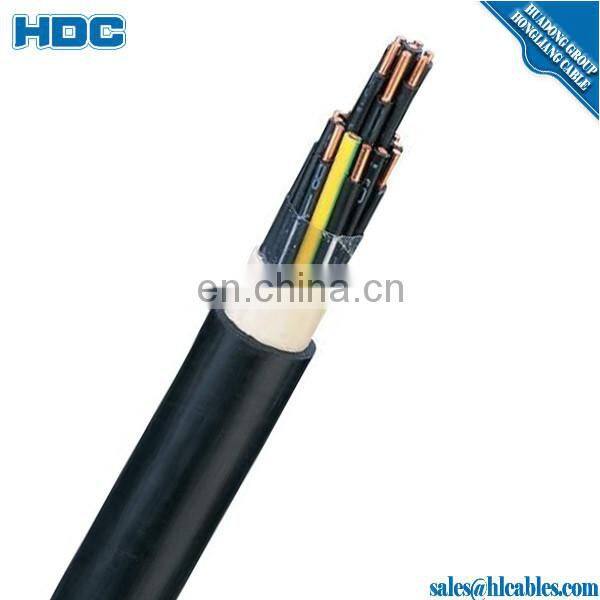 Multi flexible copper conductor XLPE insulation Copper tape screen PVC cable