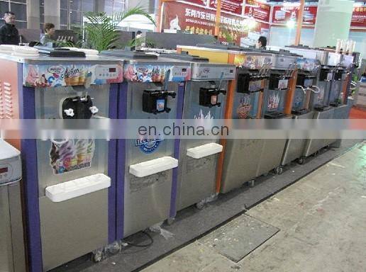 FOUR colors rainbow Ice cream machine 100% natural and healthy food