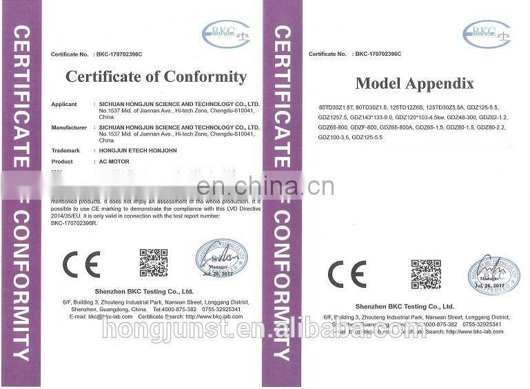 HONGJUN best quality constant power 3.2kw mold spindle drilling for cnc router