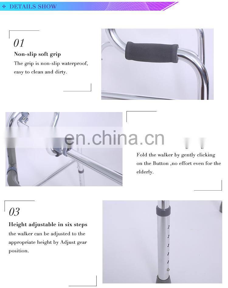 Portable Gold Supplier Competitive Price  Health Product Walking Frame