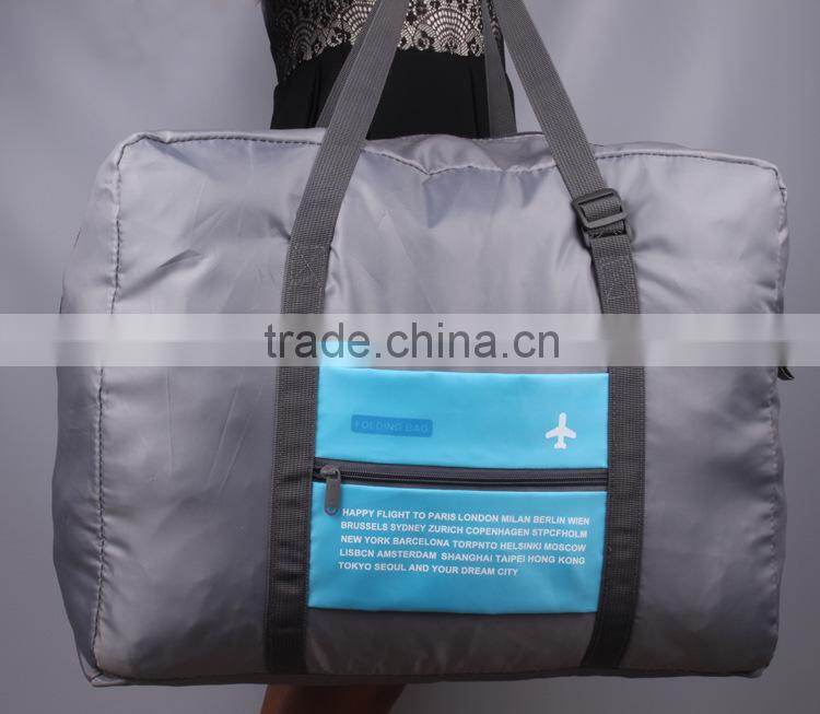 Waterproof Foldable Super Lightweight Large Capacity Storage Luggage Bag for Travel Camping, Sports Gear or Gym, Can Attach on t