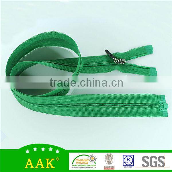 4.5 zippers #3 lace tape nylon zippers Open end zipper high heel puller