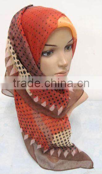 S901 clearance sale Dubai voile 1m*1m muslim scarf square scarf