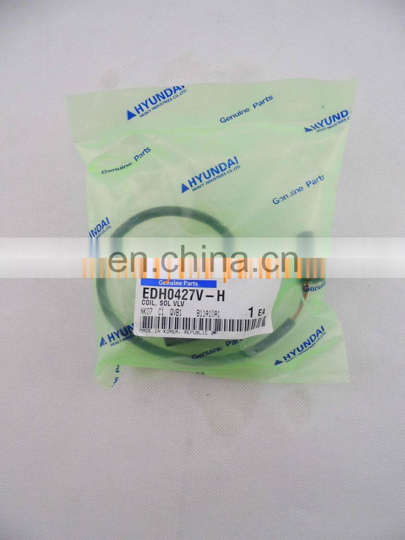 R210-5 R220-5 excavator solenoid valve coil EDH0427V-H