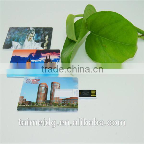 2015 hot sale plastic usb card