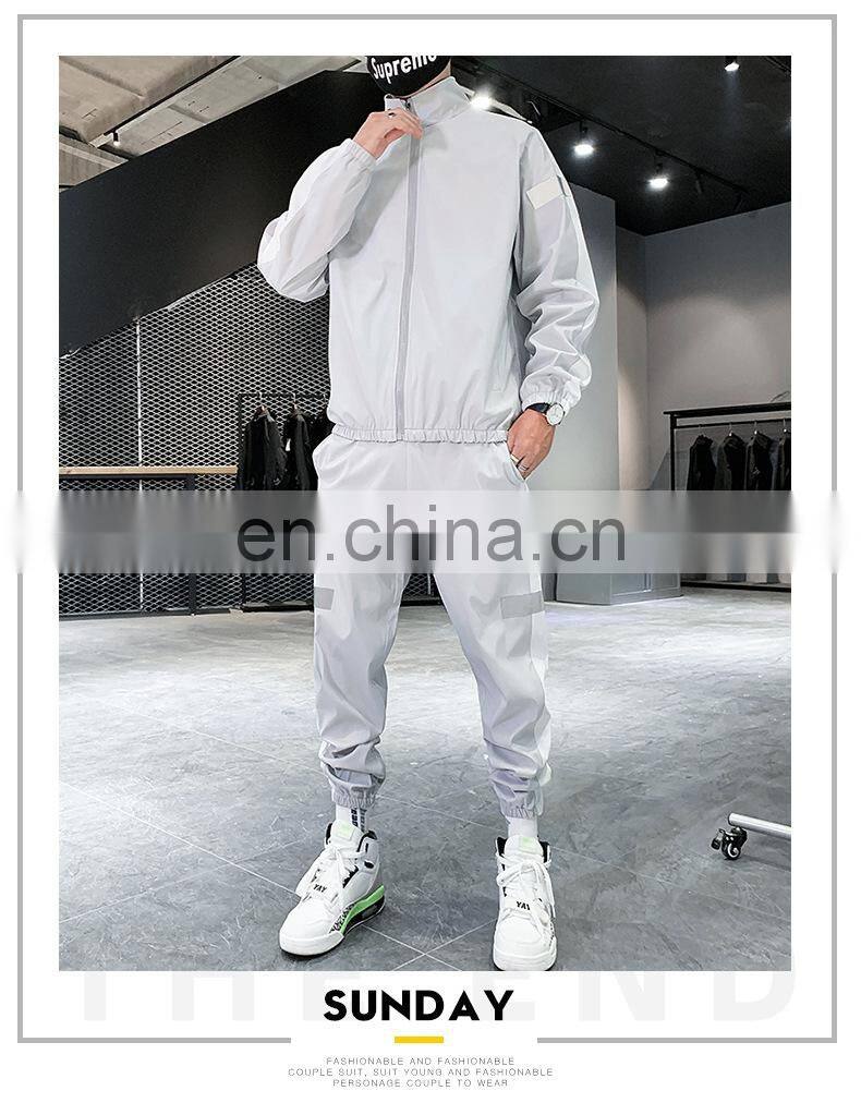Wholesale 2-pieces men's plus size big and tall sports and leisure sports sets jogging suit custom men's suit