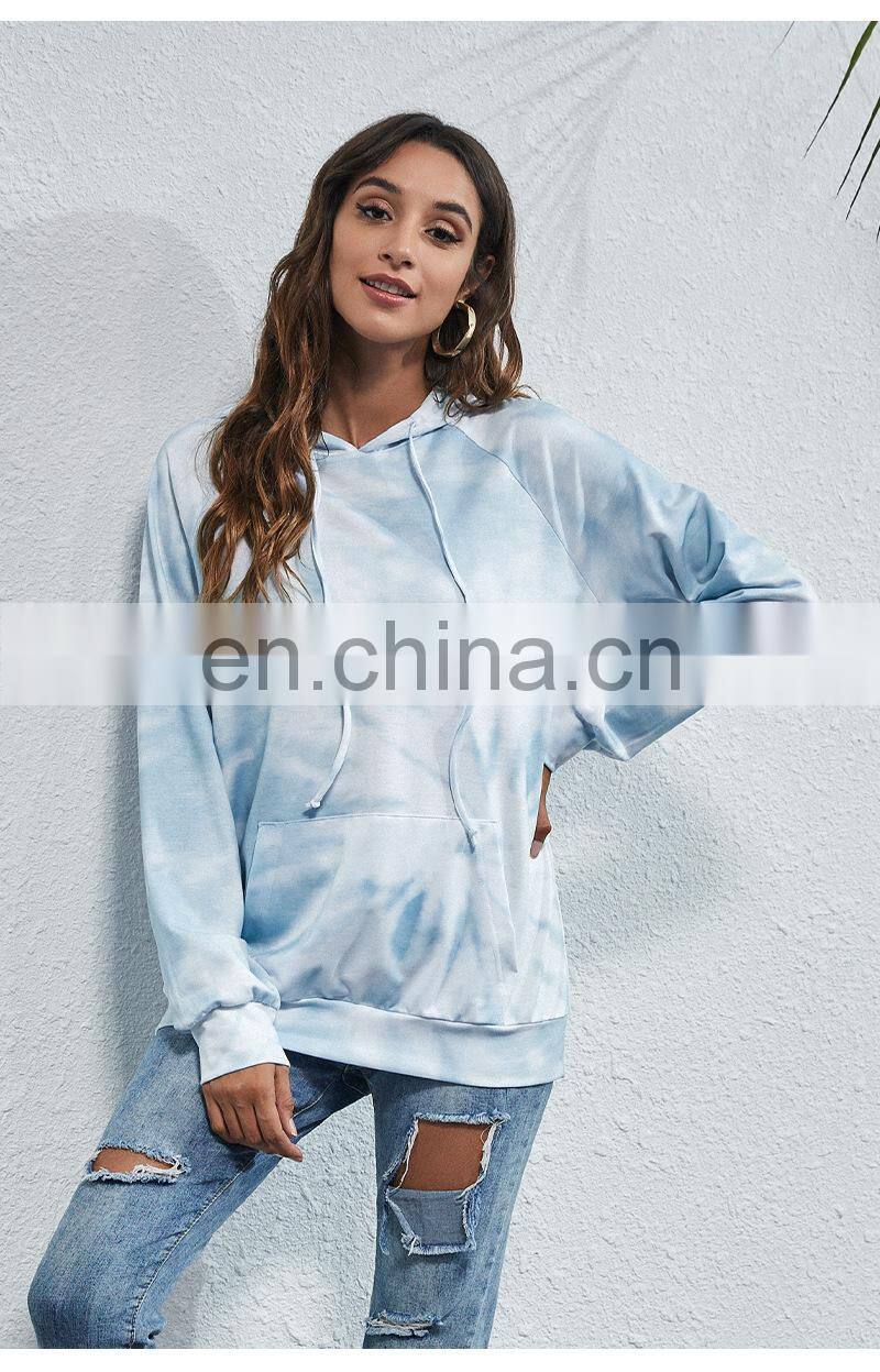 Europe 2021 European and American fall hot styles trendy fashion casual hooded fashion women's sweater