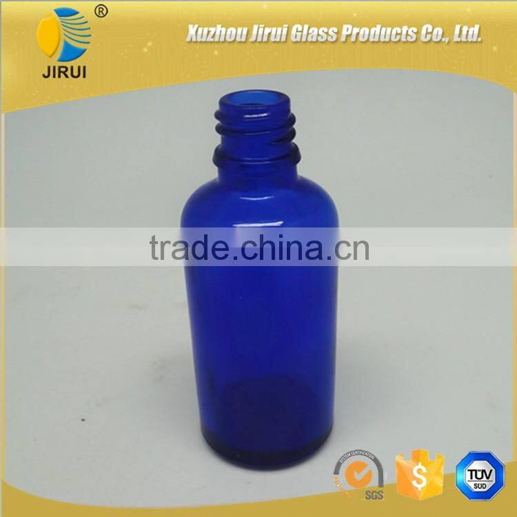 50ml blue lotion glass bottle with pump
