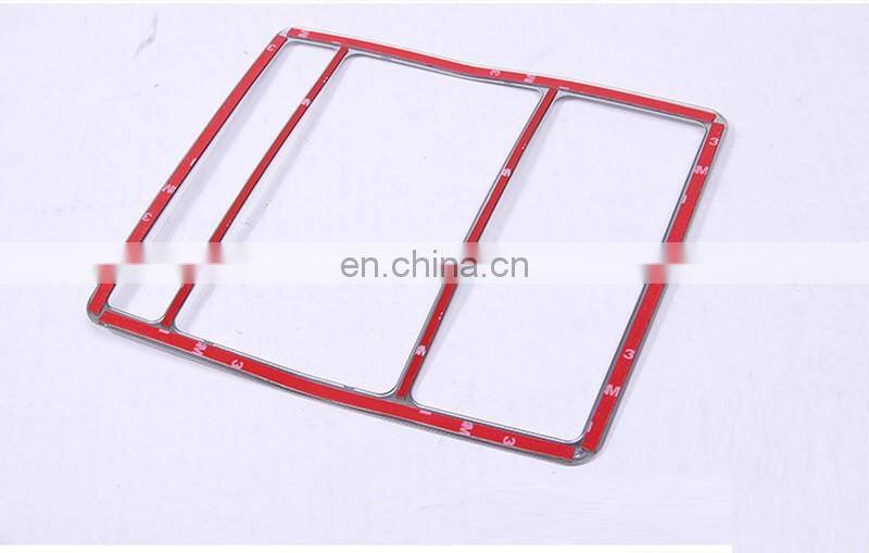 For Jaguar XF XE XJL F-PACE Car Front Reading Light Frame Trim ABS Chrome Accessories