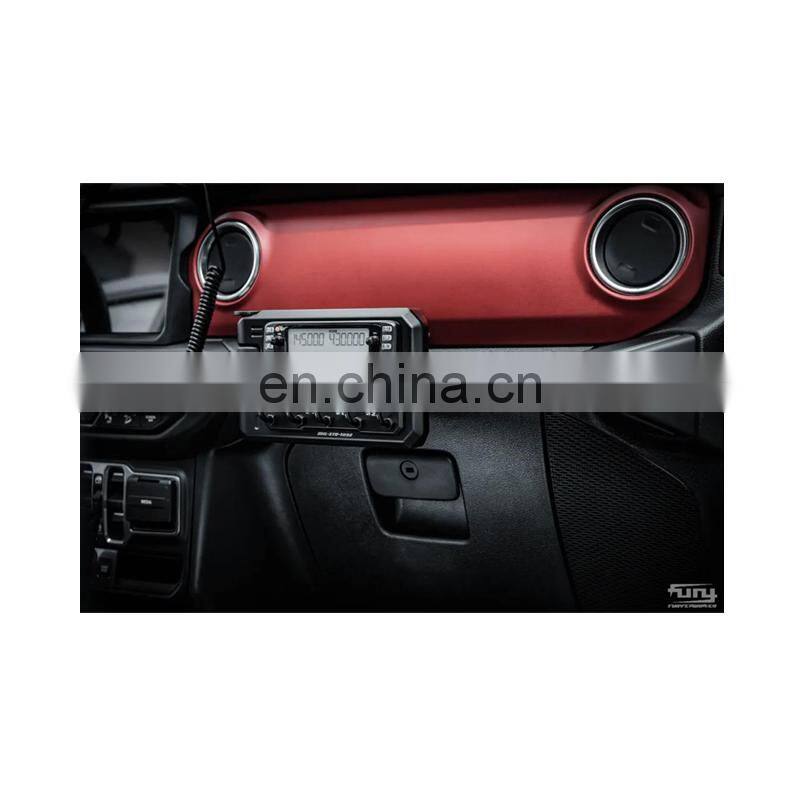 Furyengraver control panel kit with bracket for Jeep wrangler JL 2018+4x4 accessories