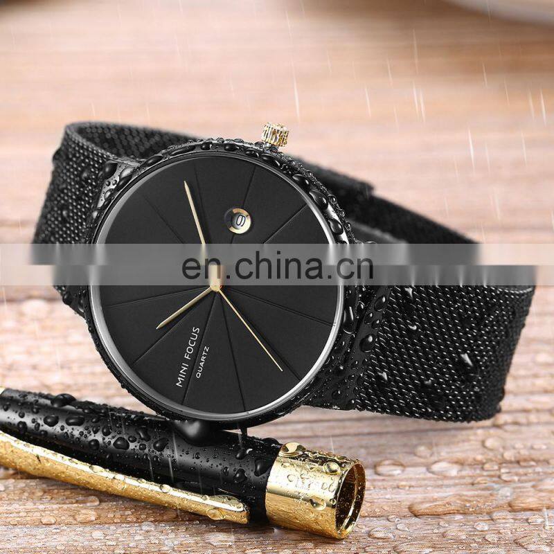 MINI FOCUS MF0176G Men's Auto Date Quartz Fashion Casual Watches