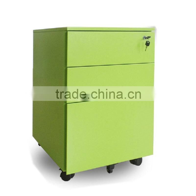 office furniture mobile pedestal metal filing cabinet
